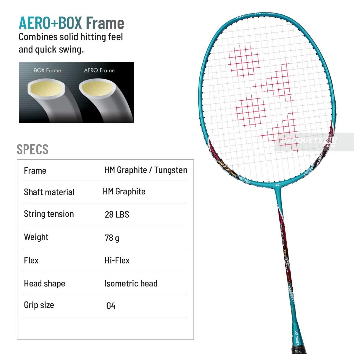YONEX Arcsaber 73 Light Badminton Racquet