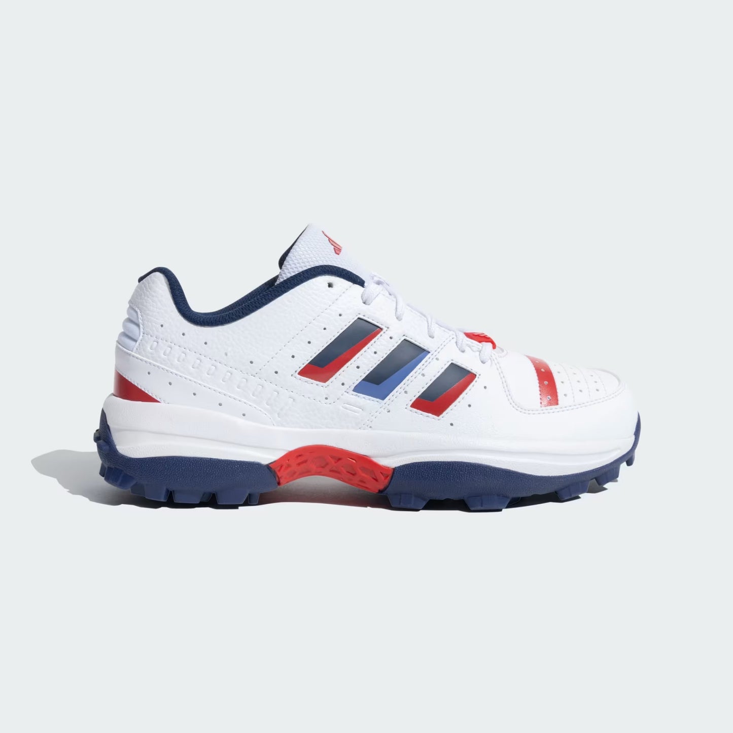 Adidas Cri Triumph Red/Blue Rubber Spike Cricket Shoes