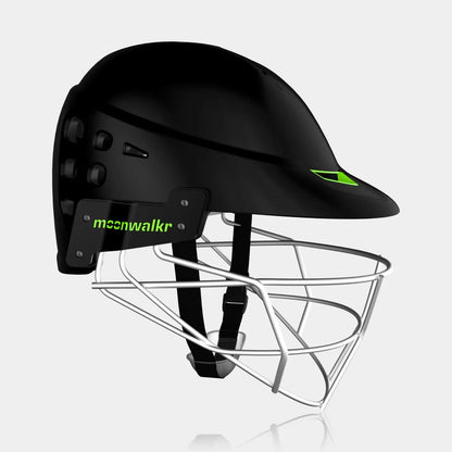 Moonwalkr Mind 2.0 cricket helmet black front view Canada