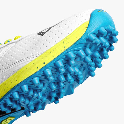 DSC Jaffa 22 Cricket Shoes (White/Lime Yellow)