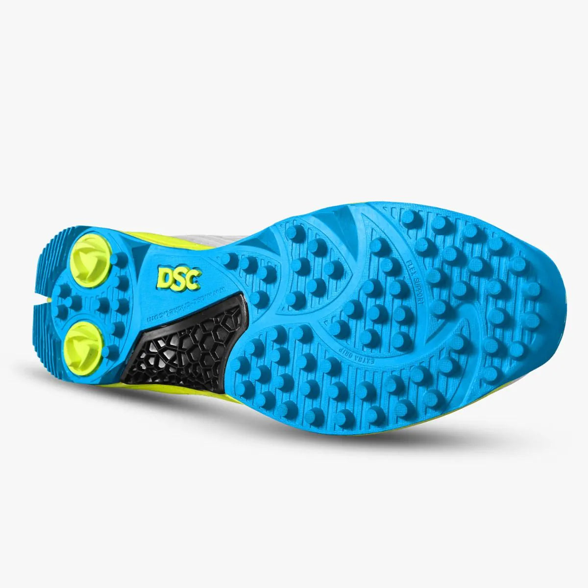 DSC Jaffa 22 Cricket Shoes (White/Lime Yellow)